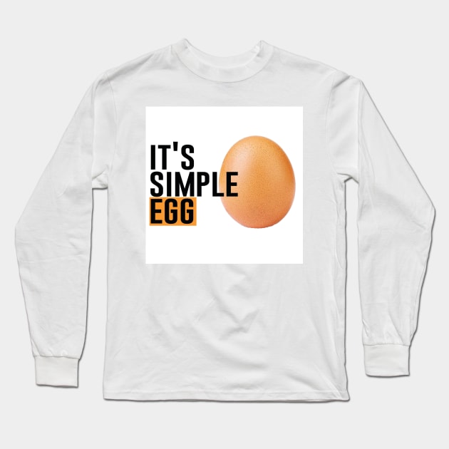 Popular egg. Long Sleeve T-Shirt by Morsy